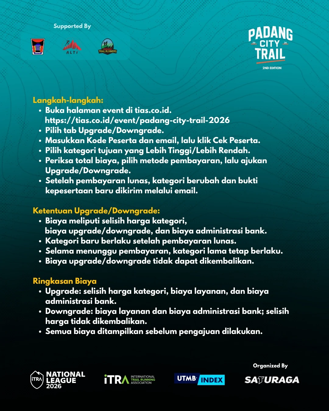 Foto Padang City Trail 2026 UPDATE! 2