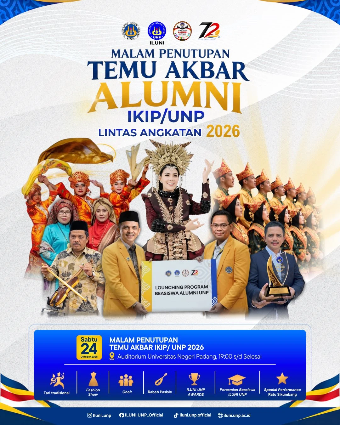 Foto TEMU AKBAR ALUMNI IKIP/UNP LINTAS ANGKATAN 2026 2