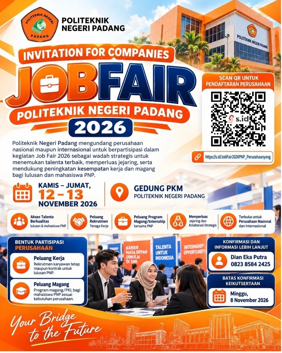 Foto JOB FAIR POLITEKNIK NEGERI PADANG 2026 1