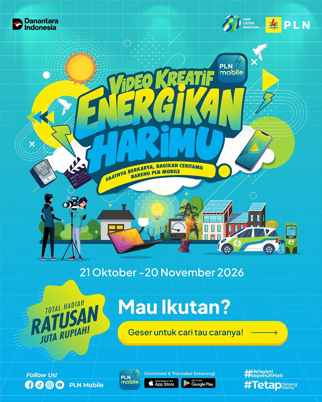 Poster Video Kreatif, Energikan Harimu
