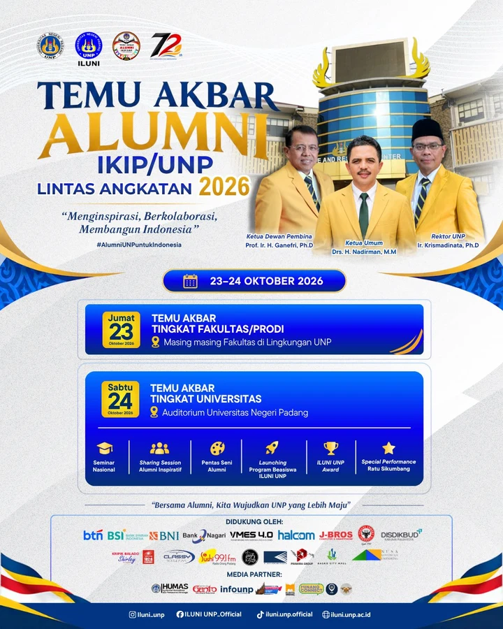 TEMU AKBAR ALUMNI IKIP/UNP LINTAS ANGKATAN 2026