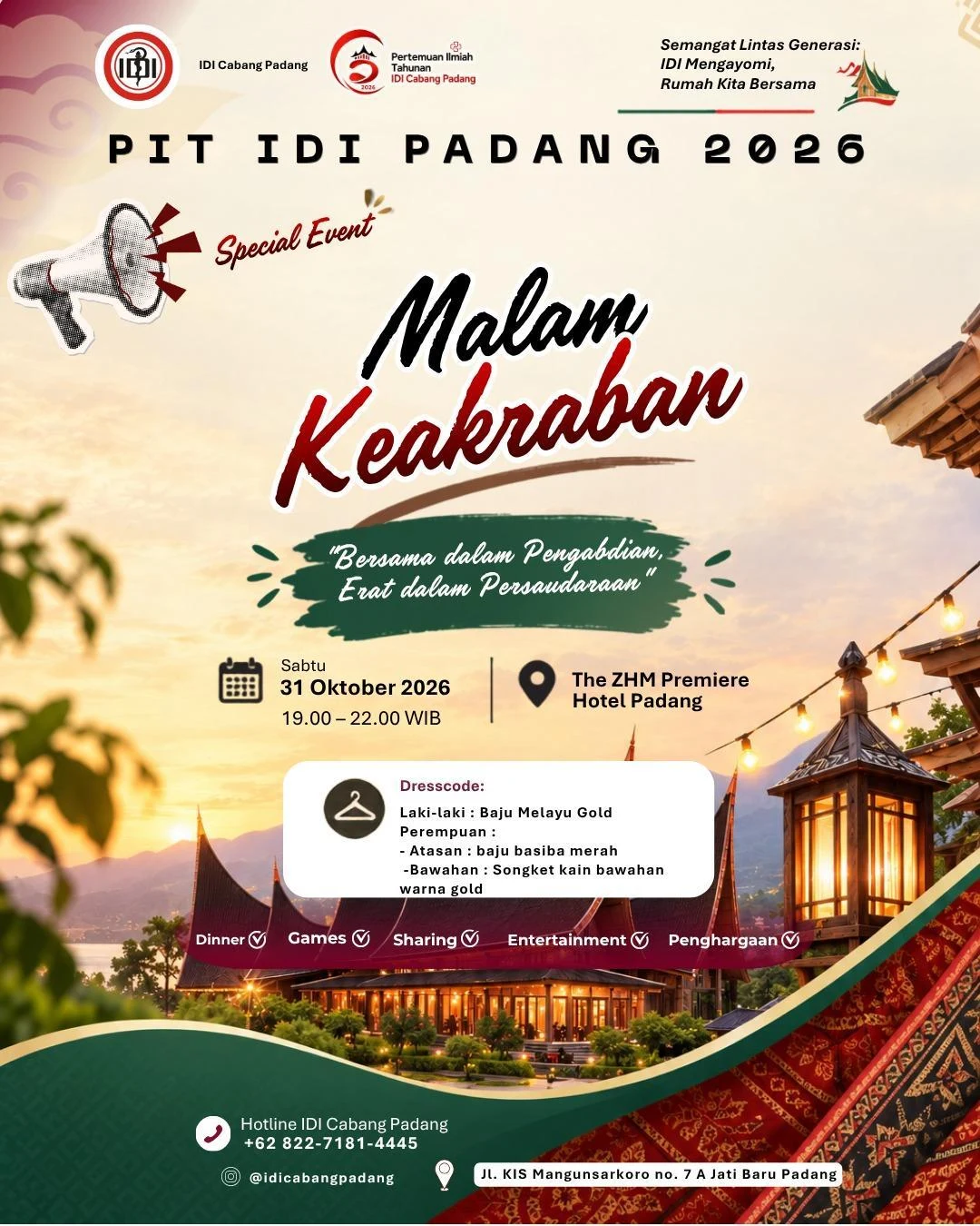 Foto PERTEMUAN ILMIAH TAHUNAN IDI CABANG PADANG 2026  3