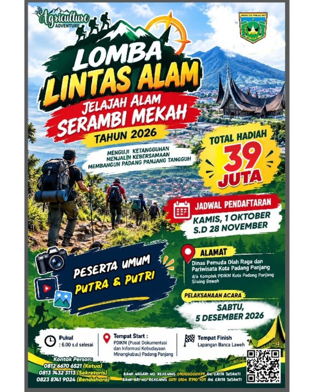 Poster Jelajah Alam Serambi Mekah 2026