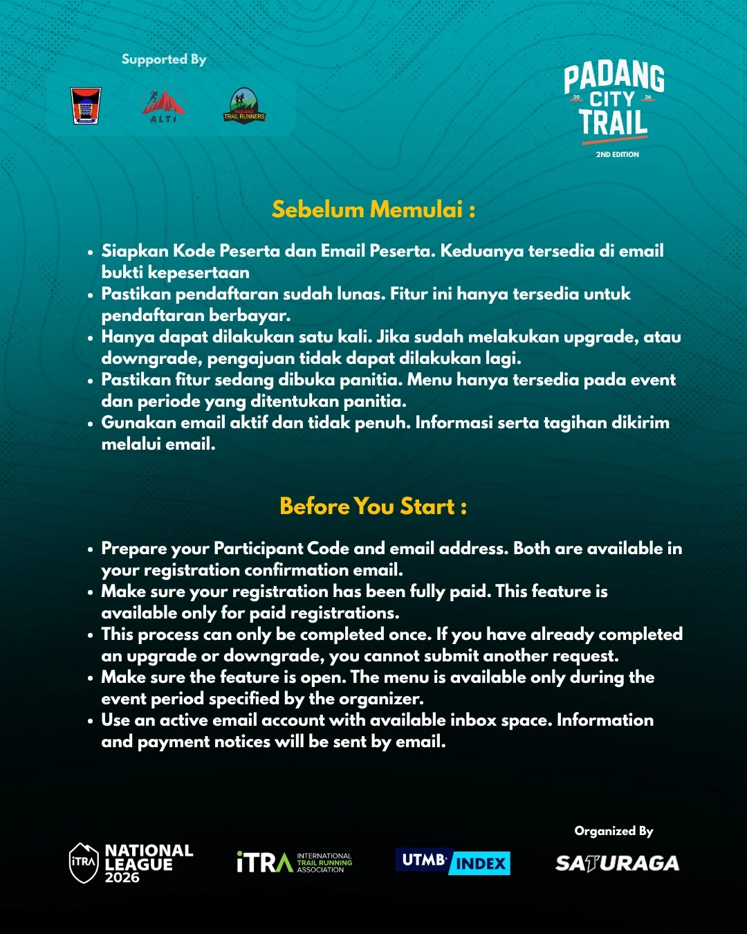 Foto Padang City Trail 2026 UPDATE! 1